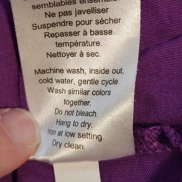 Penningtons DC Girlfriend Purple Tank Top, Women's Size 2x - Picture 5 of 6